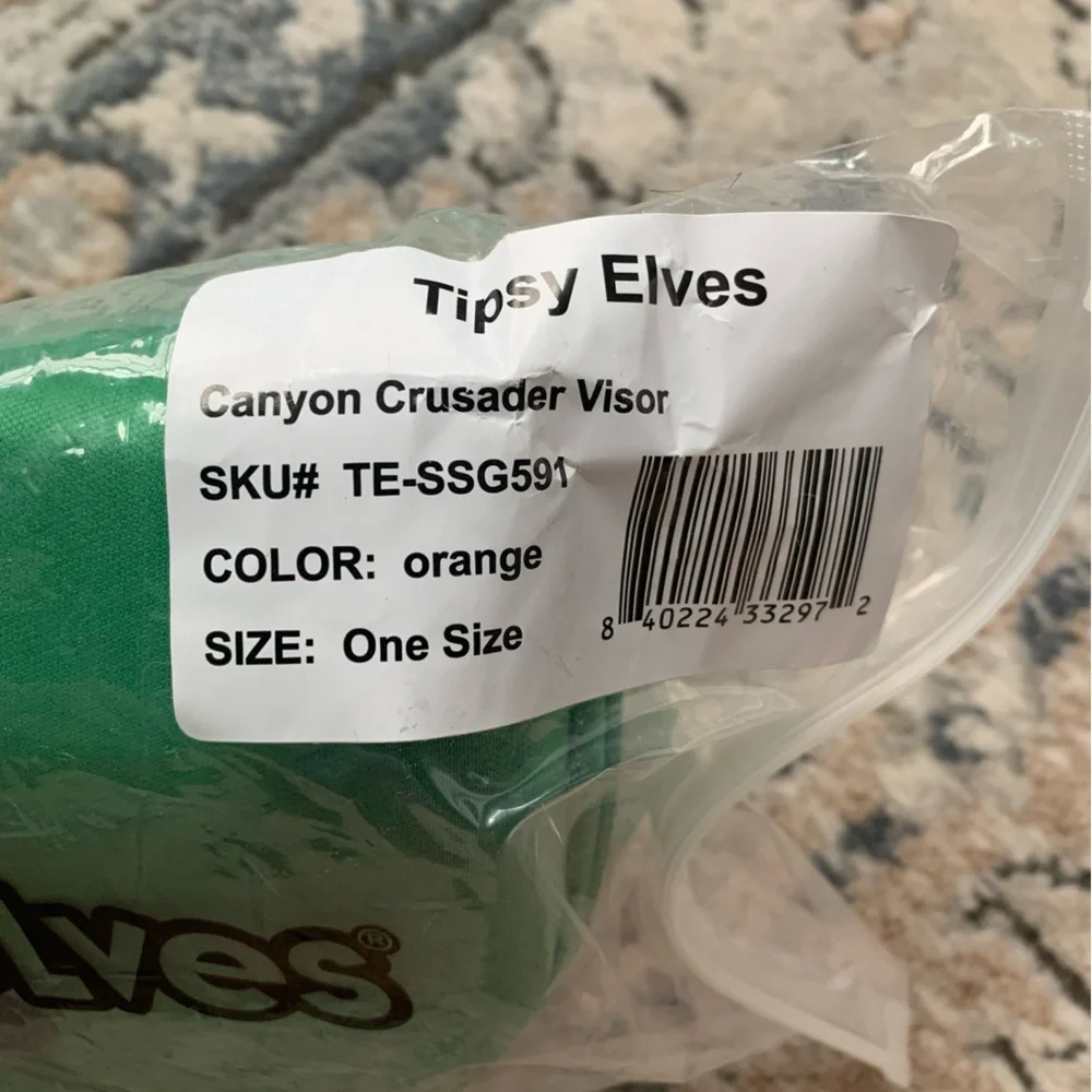 Tipsy Elves Orange Canyon Crusader Visor